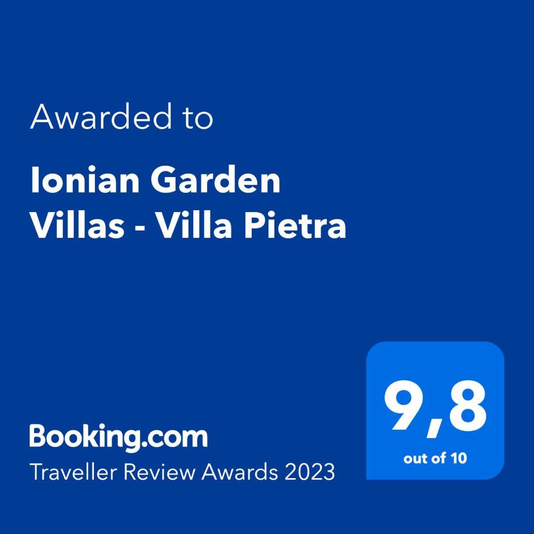 Ionian Garden Villas - Villa Pietra เวนิทเซส ภายนอก รูปภาพ