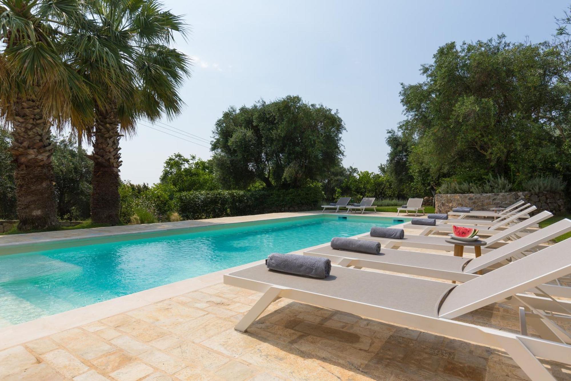 Ionian Garden Villas - Villa Pietra เวนิทเซส ภายนอก รูปภาพ